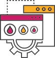 Icon for ColorManagement in the ErgoSoft RIP Software