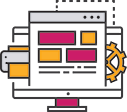 Icon für Entwicklung von Auftragsentwicklung von Treibern für digitale Tintenstrahldrucker